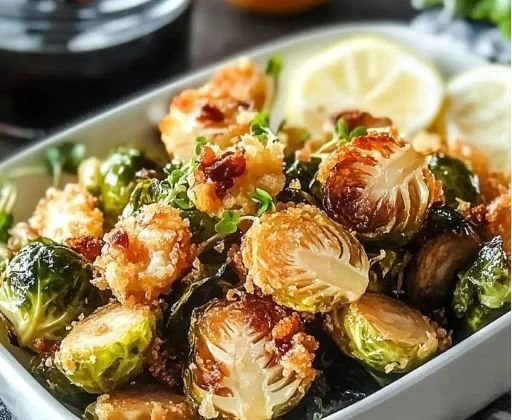 Crispy Brussels sprouts inspired by Red Lobster, golden and delicious.