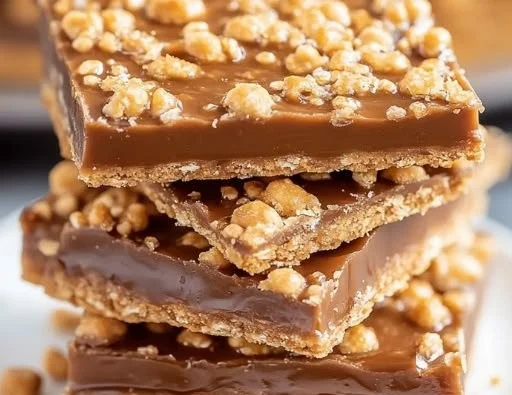 Delicious Graham Cracker Toffee recipe for easy holiday dessert