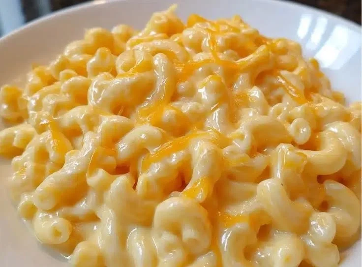 Creamy stovetop mac and cheese prepared in 15 minutes