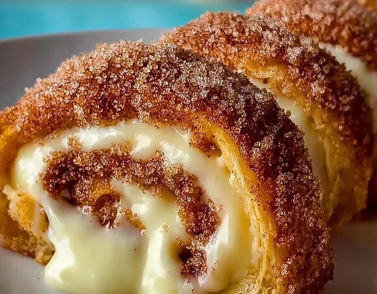 Delicious cream cheese cinnamon rolls with gooey cinnamon sugar filling