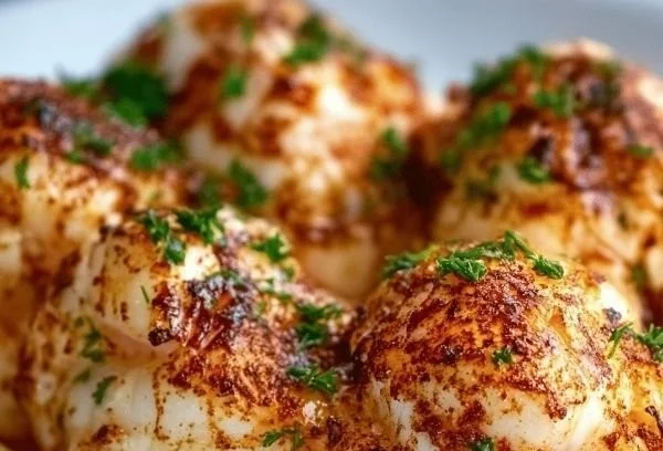Delicious Lobster & Crab Butter Bombs on a plate