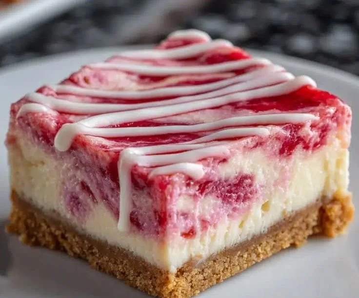 Delicious Love Letter Cheesecake Bars freshly made in four easy steps.