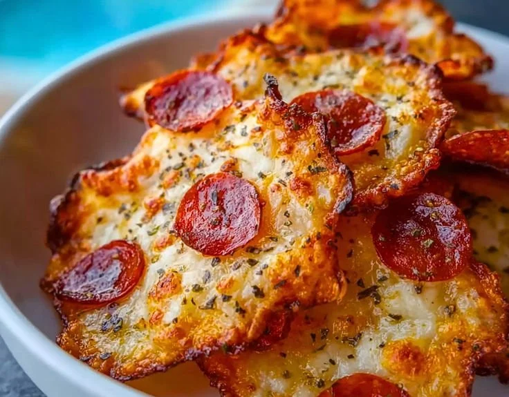 A bowl of tasty keto chips, perfect for a low-carb diet snack.