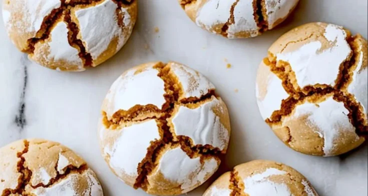 Delicious Brown Sugar Maple Crinkle Cookies with a soft, chewy texture