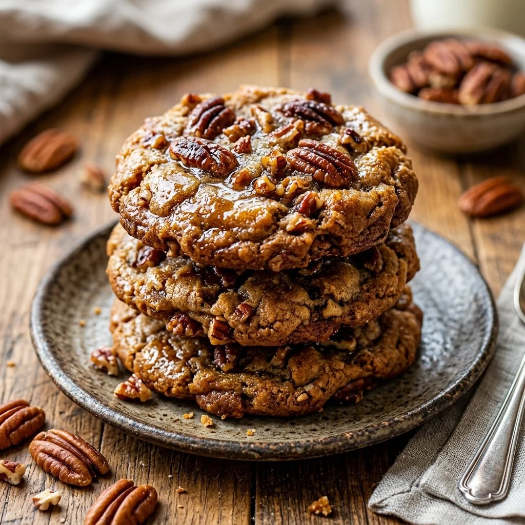 Delicious butter pecan cookies with a rich, nutty flavor