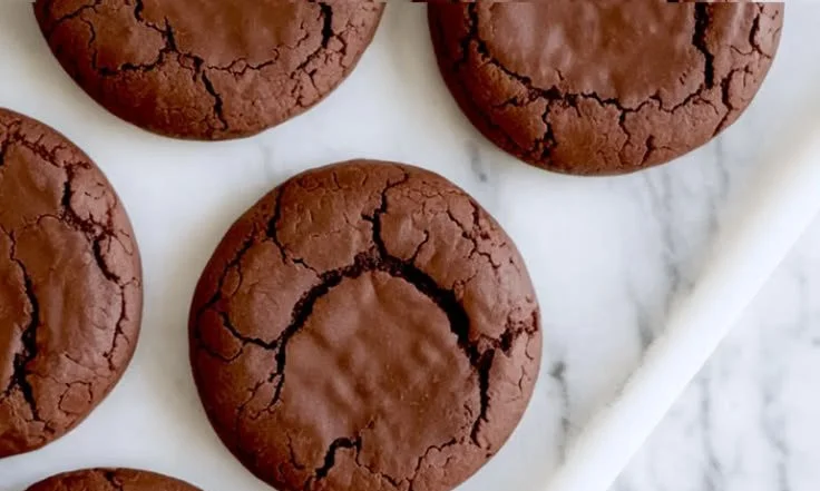 Delicious sugar-free chocolate cookies on a plate