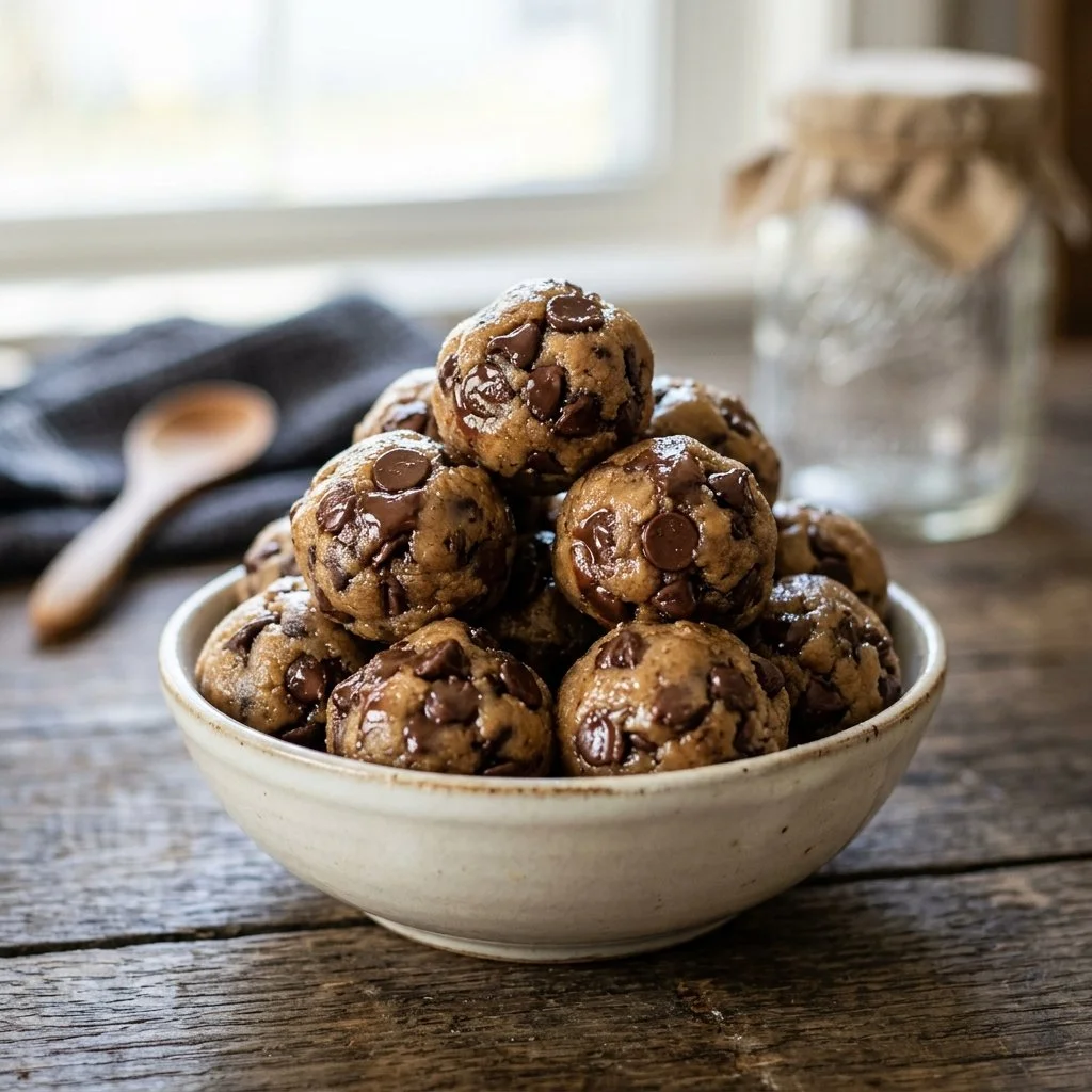 Delicious cookie dough bites for cookie lovers