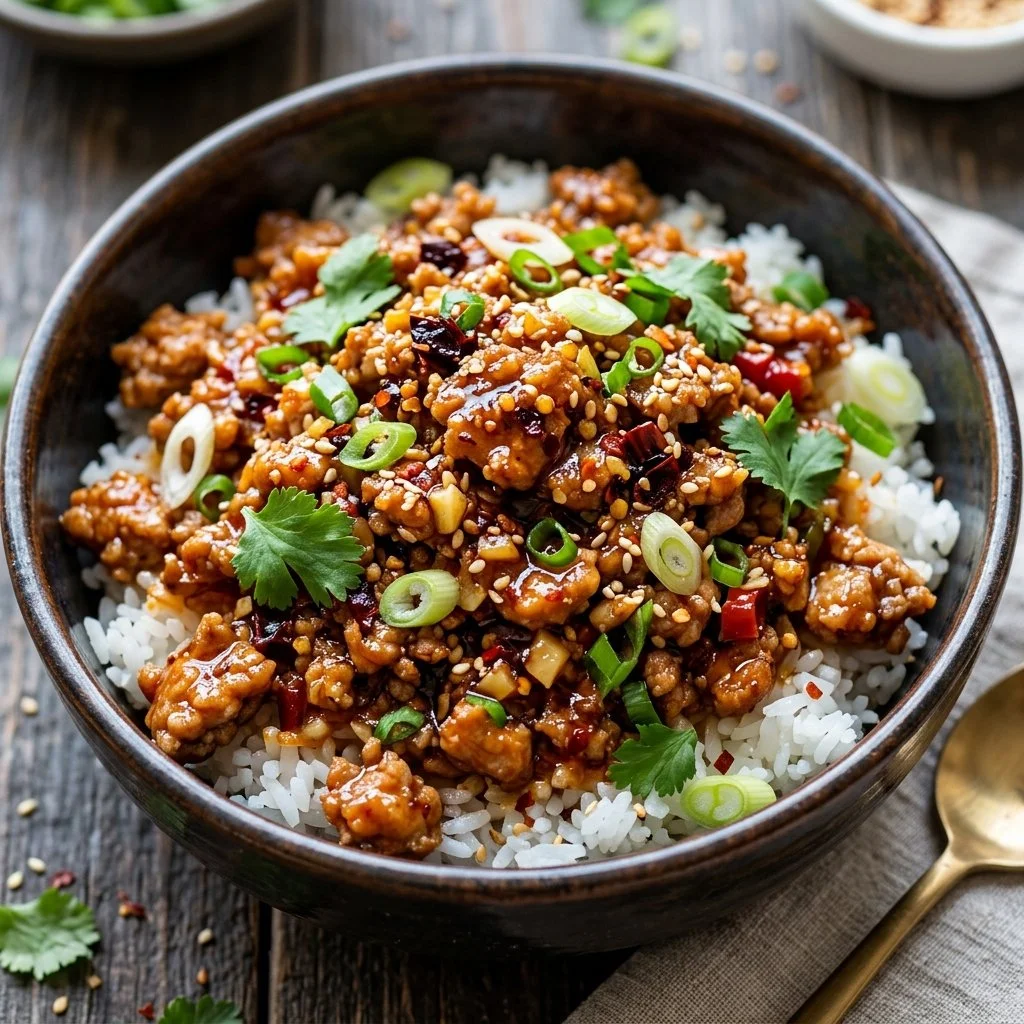 Firecracker Ground Turkey dish featuring vibrant spices and flavors.