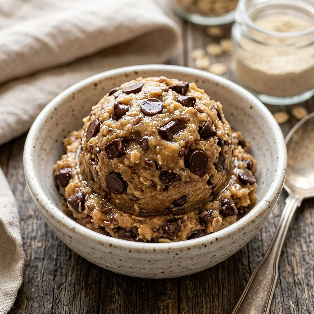 High protein cookie dough for a nutritious and tasty treat