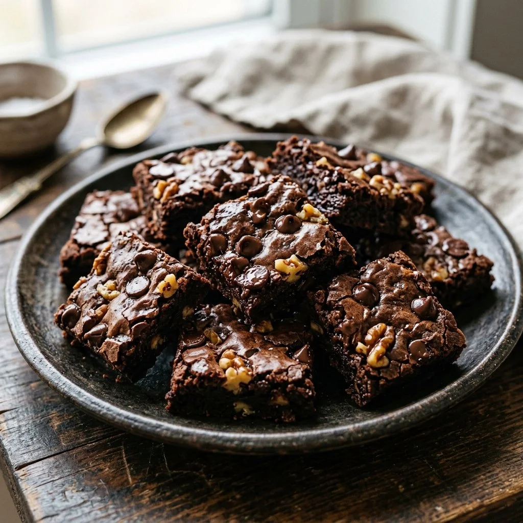 Crunchy Brownie Brittle snack with chocolate flavor.
