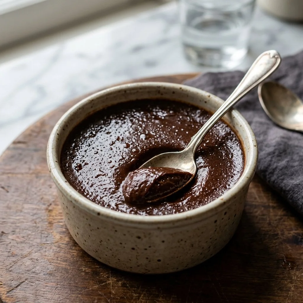 Delicious Chocolate Pot De Crème served in elegant cups