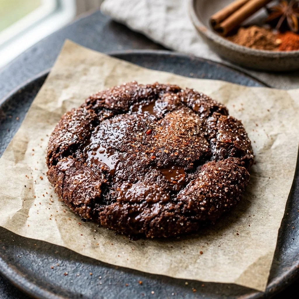 Delicious Mexican Hot Chocolate Cookies with rich chocolate and spice flavors